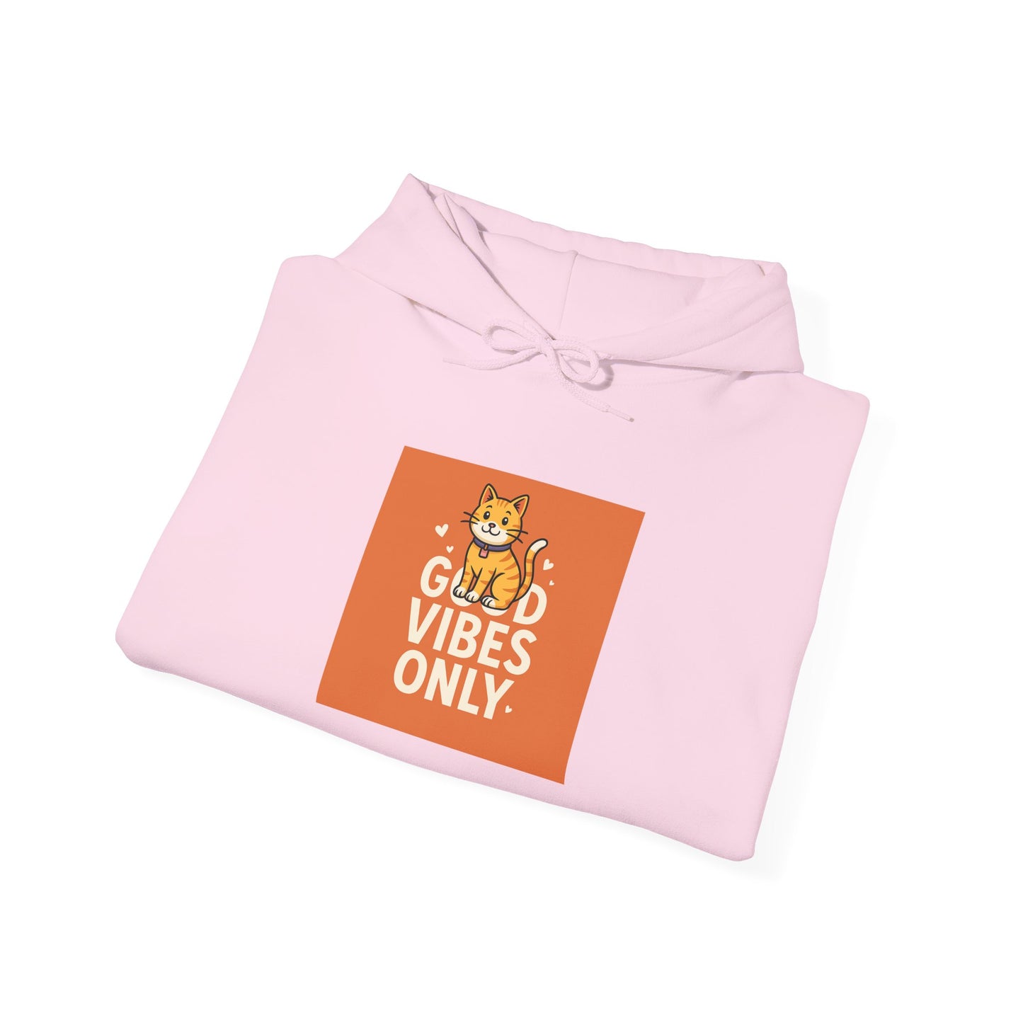 Cat Good Vibes Only Hoodie