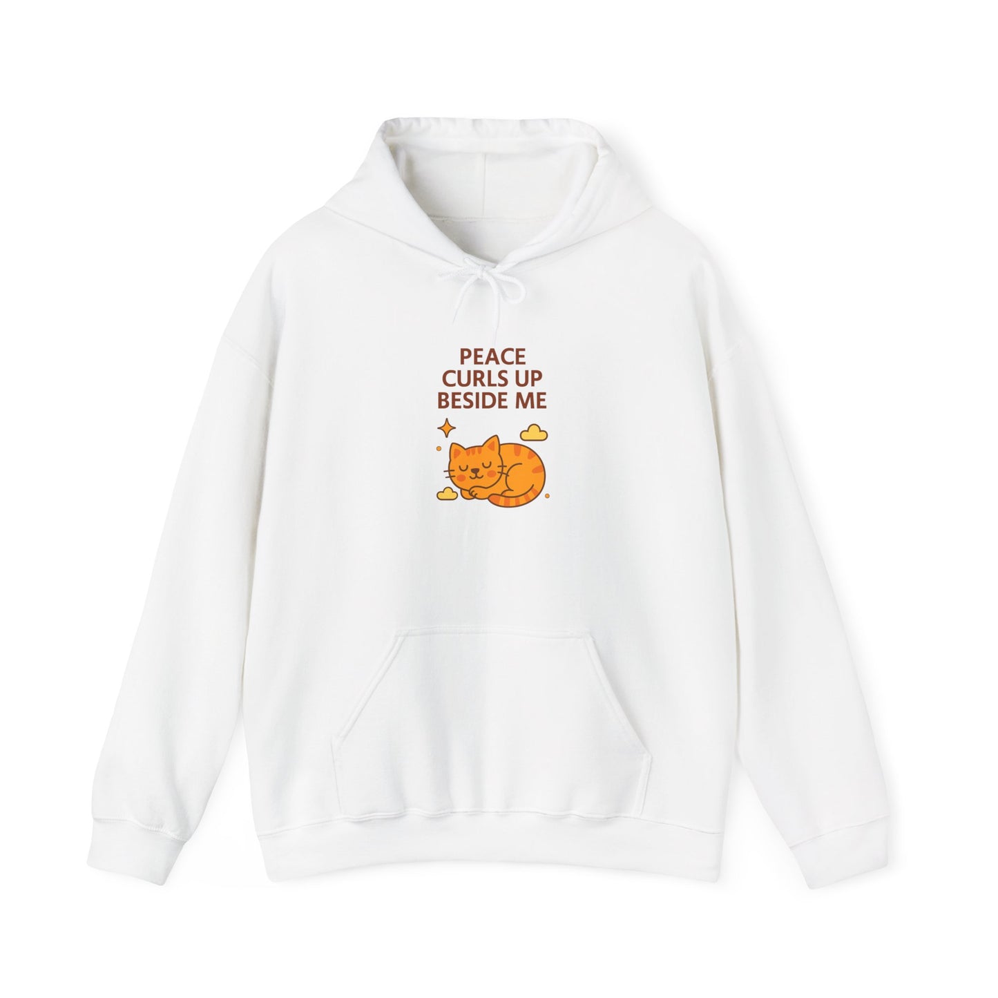 Peace Curls up Beside Me Hoodie