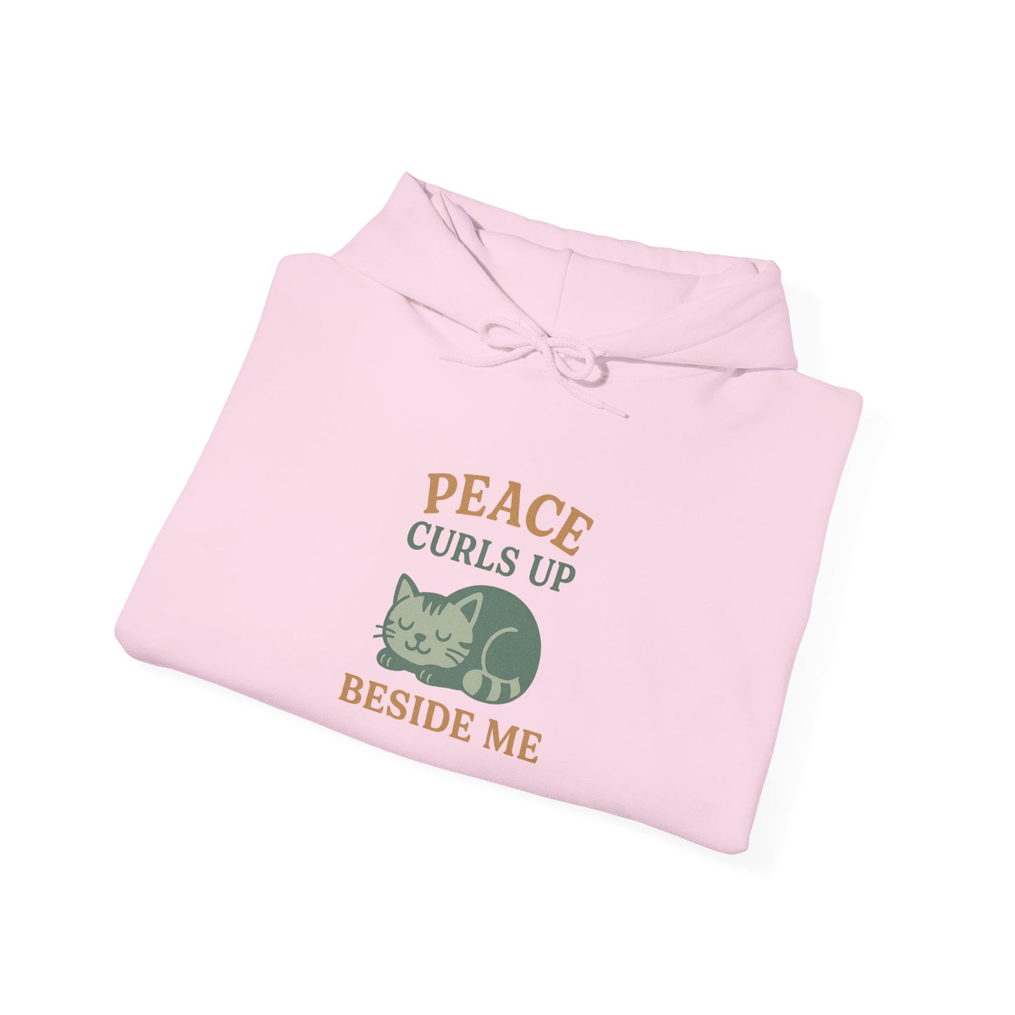 Peace Curls up Beside Me Hoodie