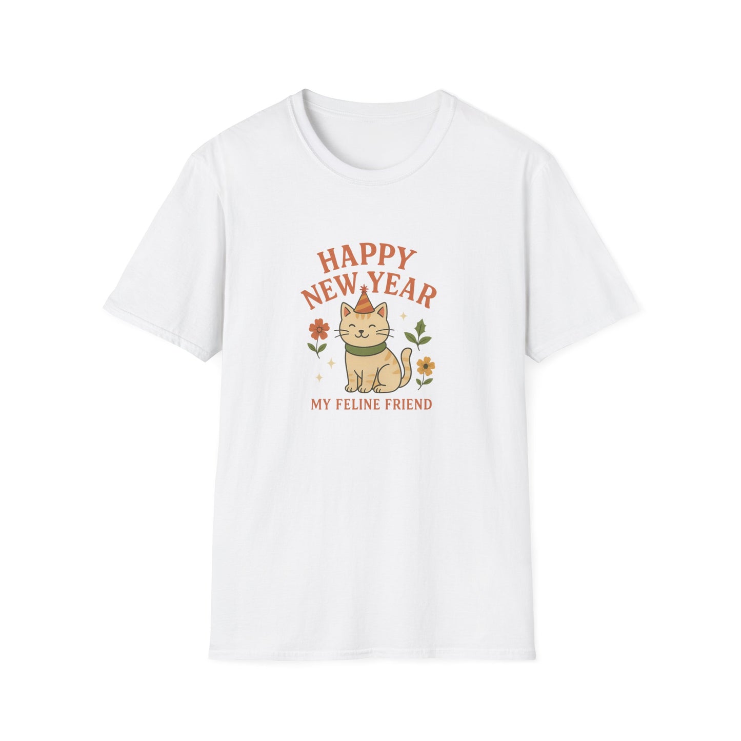 Happy New Year My Feline Friend T-Shirt