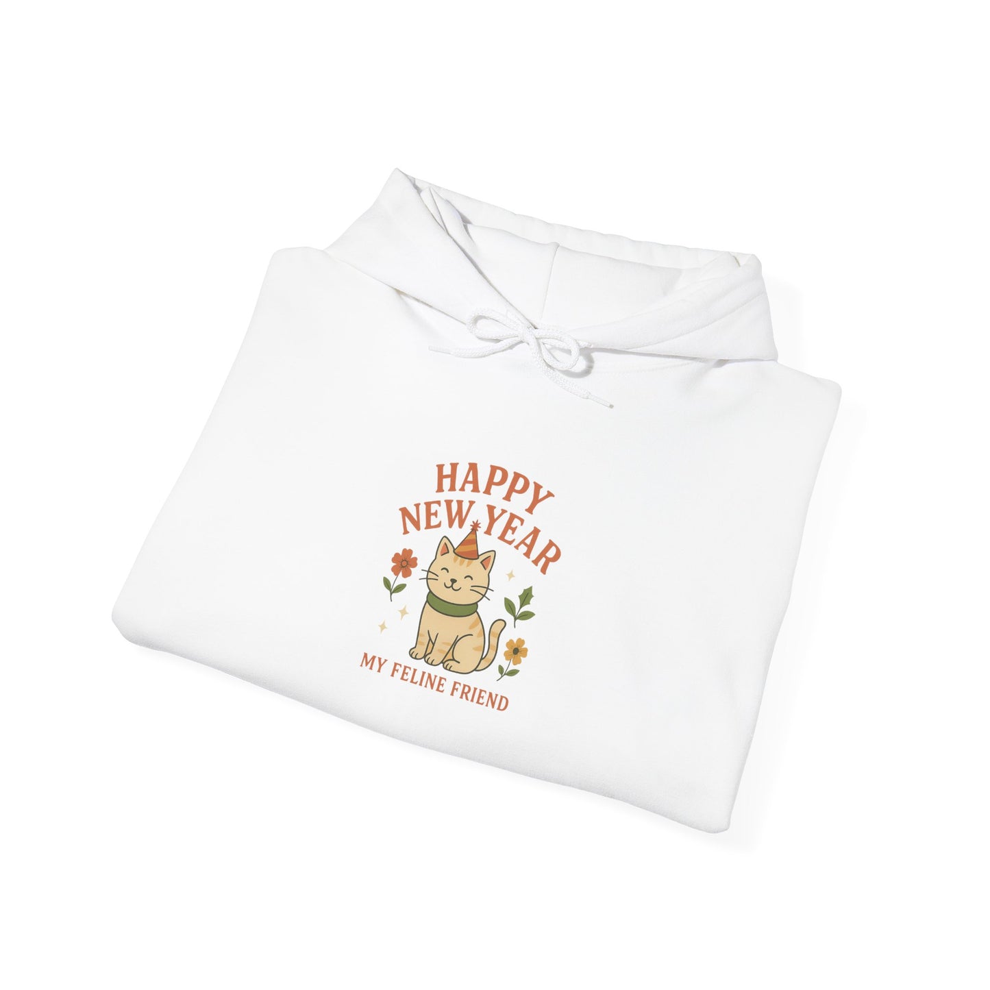 Happy New Year My Feline Friend Hoodie