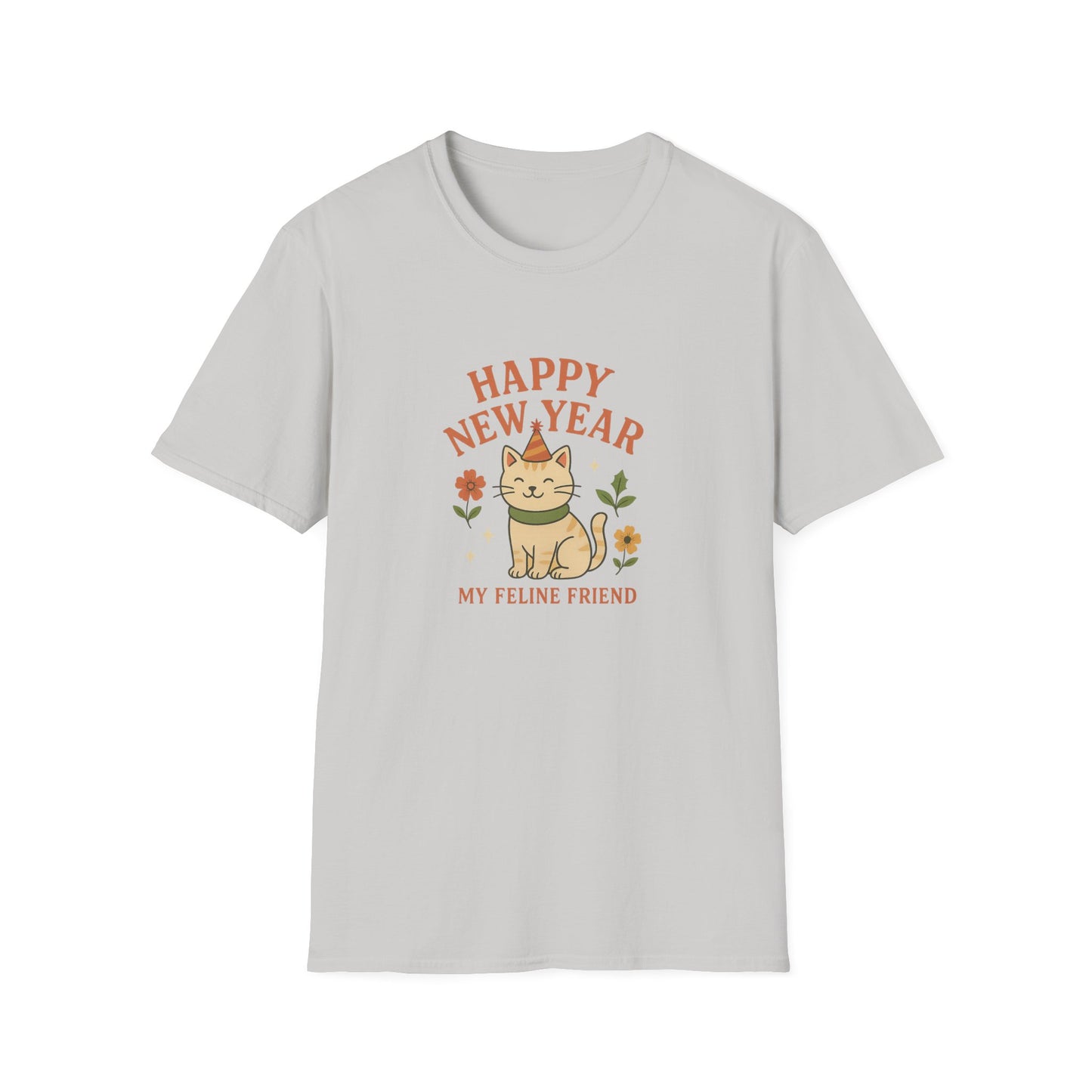 Happy New Year My Feline Friend T-Shirt