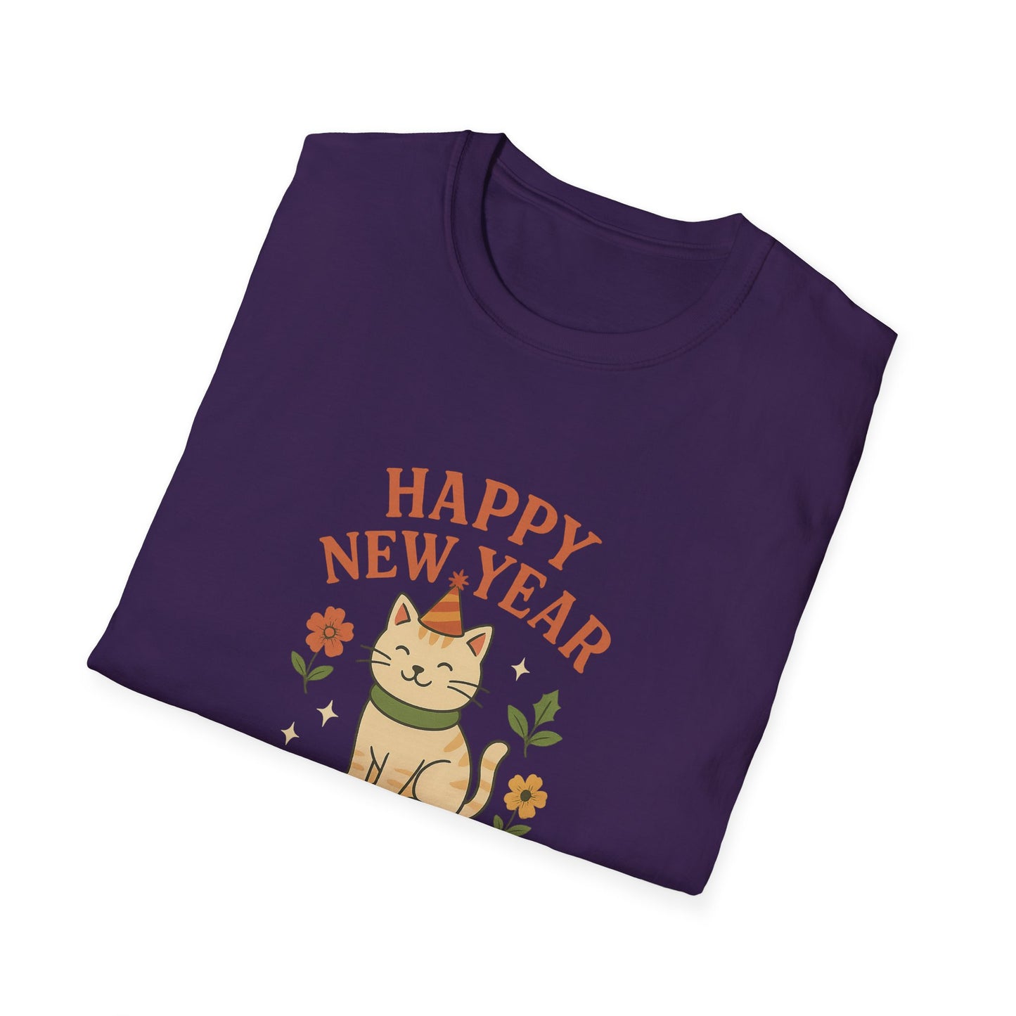 Happy New Year My Feline Friend T-Shirt