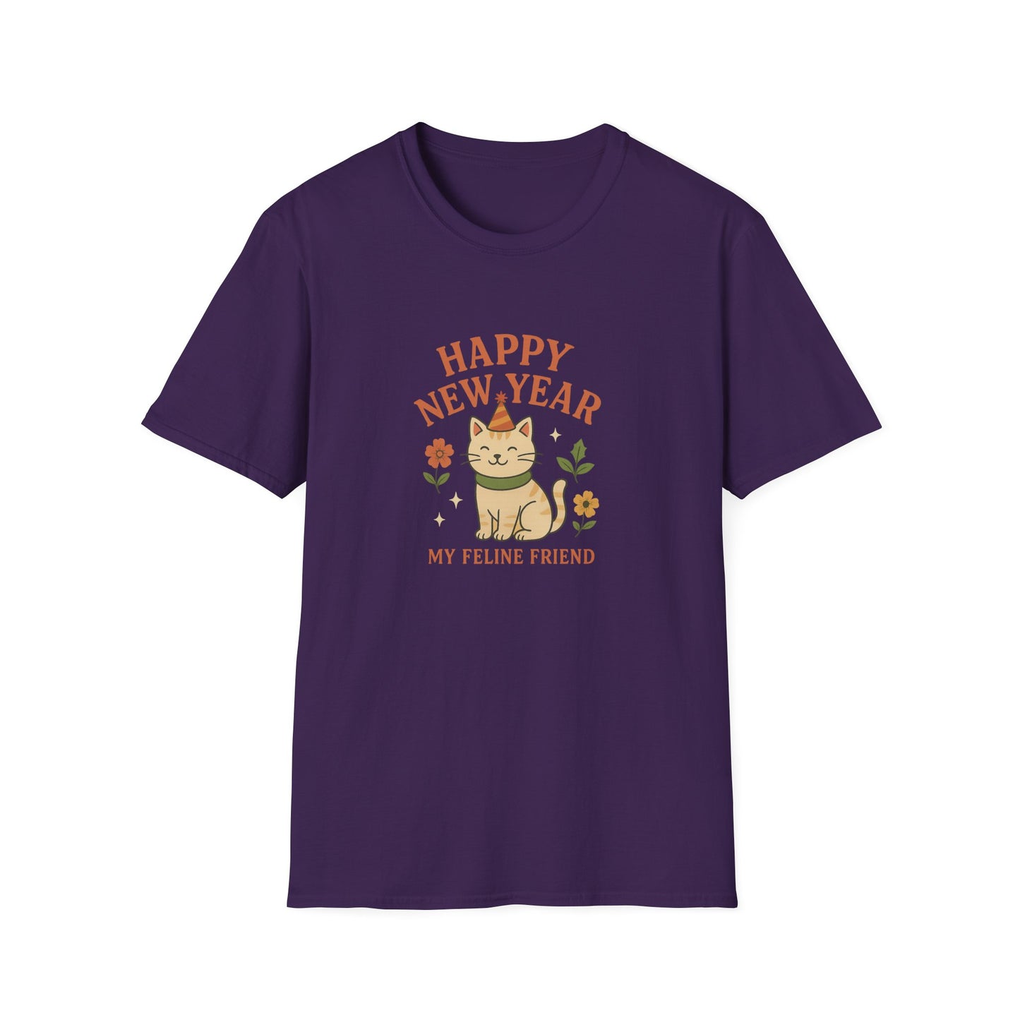 Happy New Year My Feline Friend T-Shirt