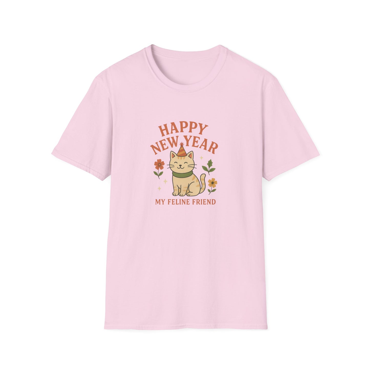 Happy New Year My Feline Friend T-Shirt