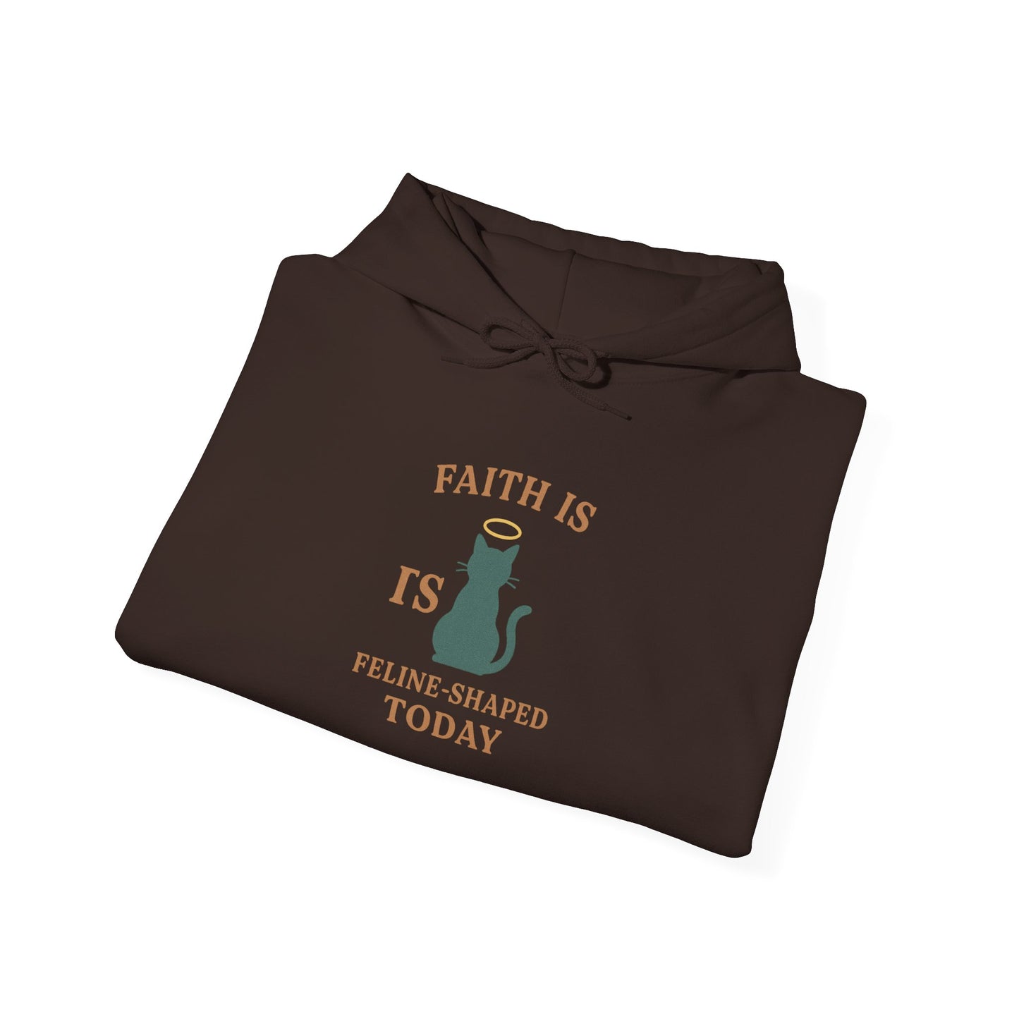 Faith Is Is Feline-Shaped Today Hoodie