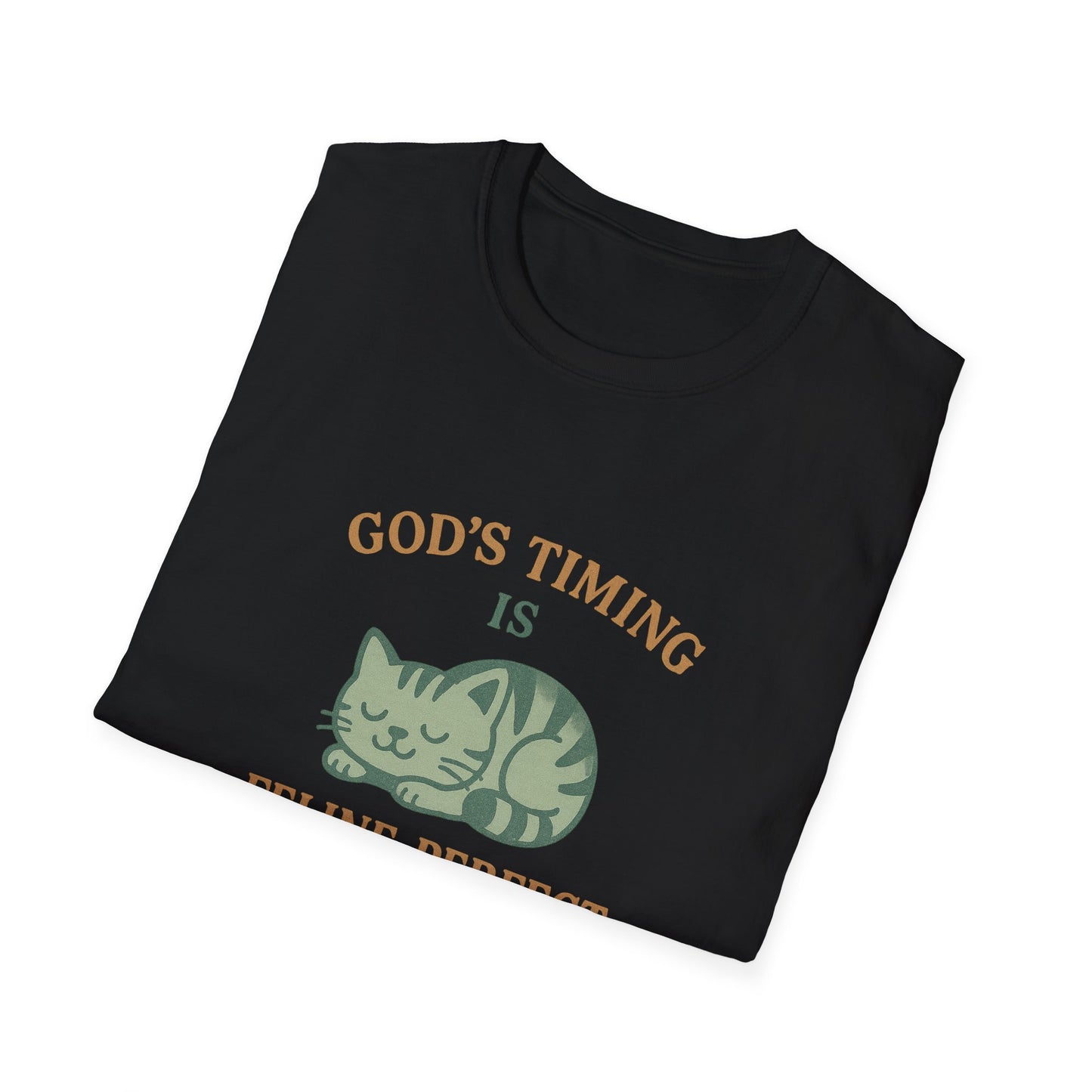 God’s Timing Is Feline-Perfect T-Shirt