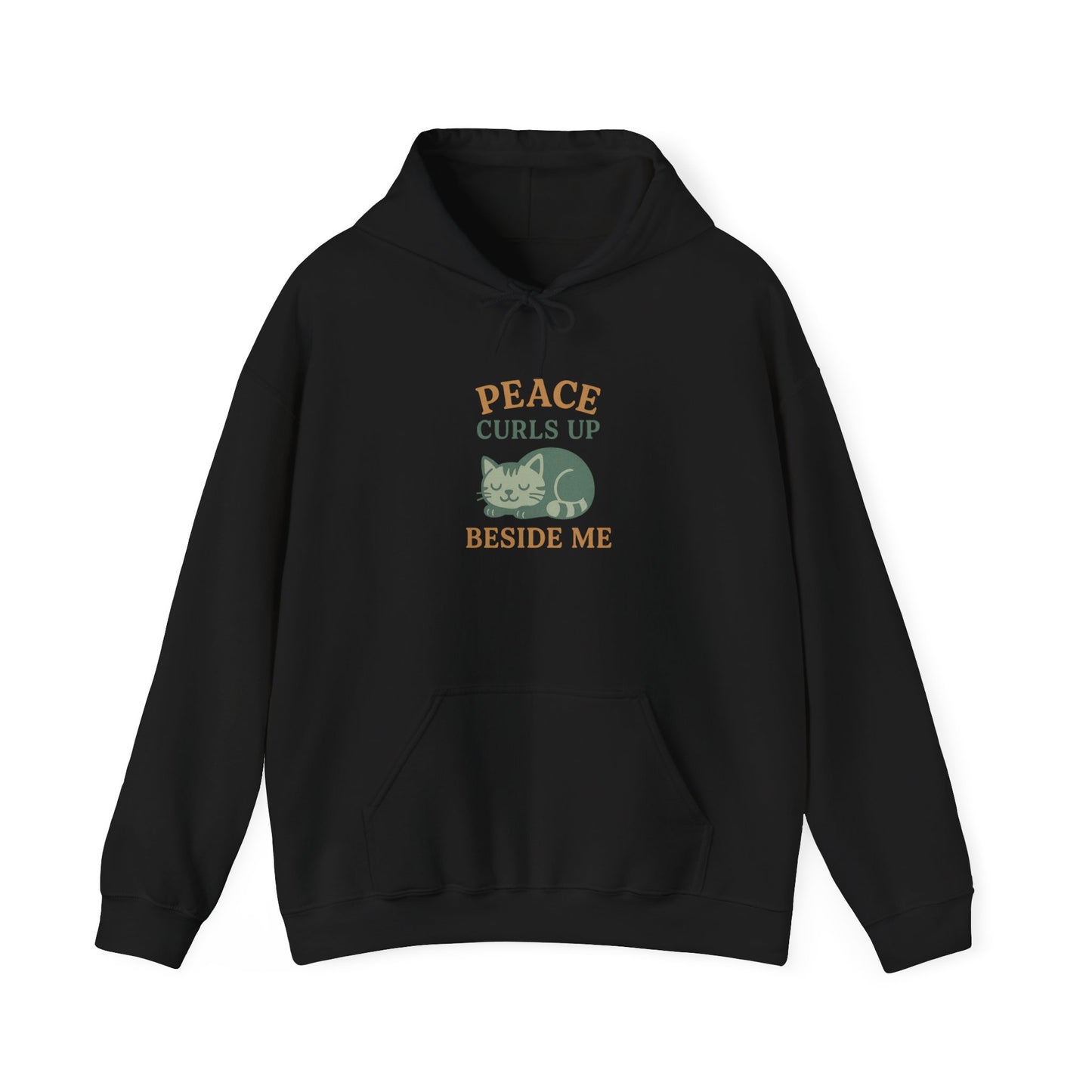 Peace Curls up Beside Me Hoodie