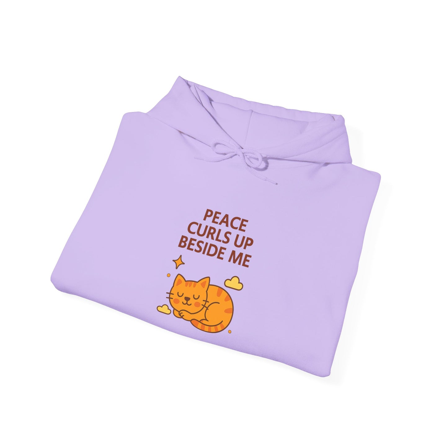 Peace Curls up Beside Me Hoodie
