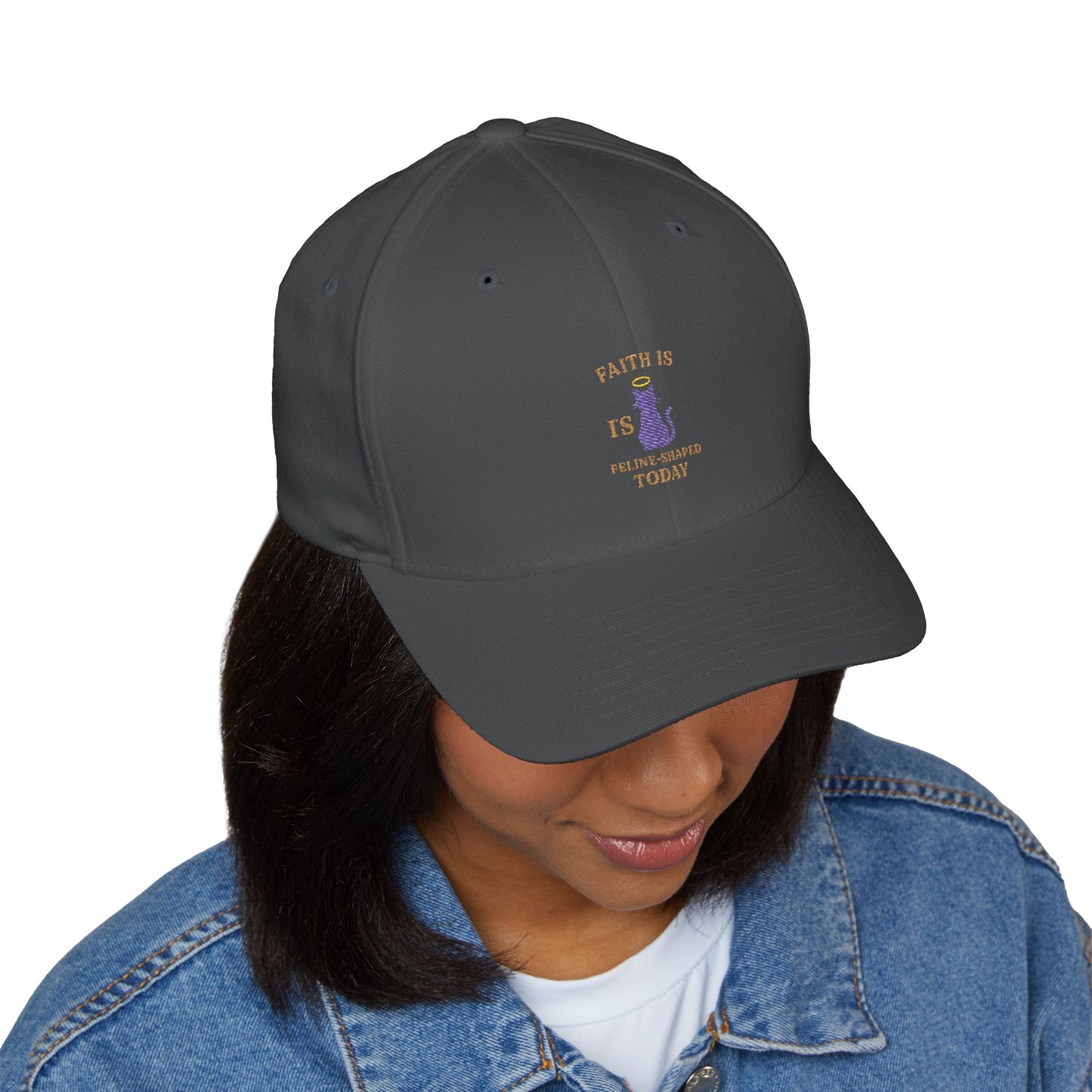 Faith Is Is Feline-Shaped Today Hat