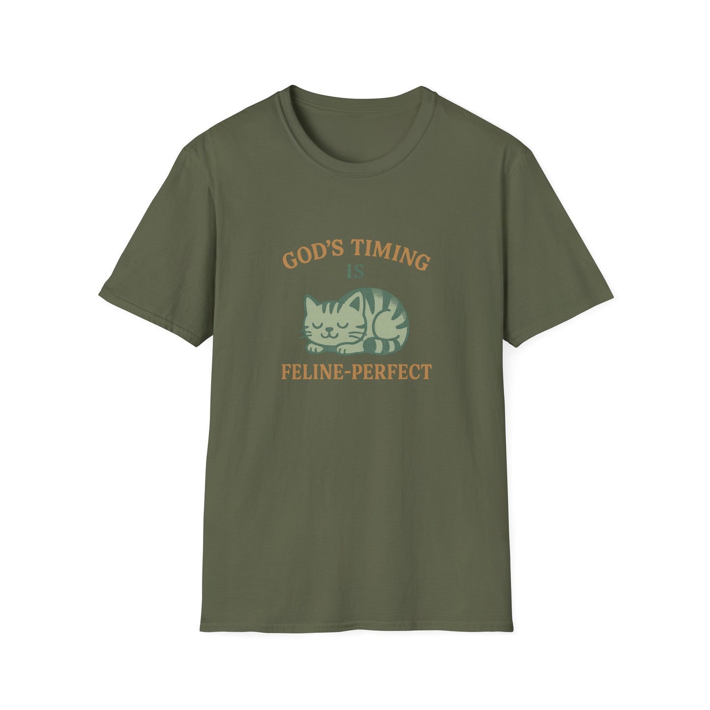 God’s Timing Is Feline-Perfect T-Shirt