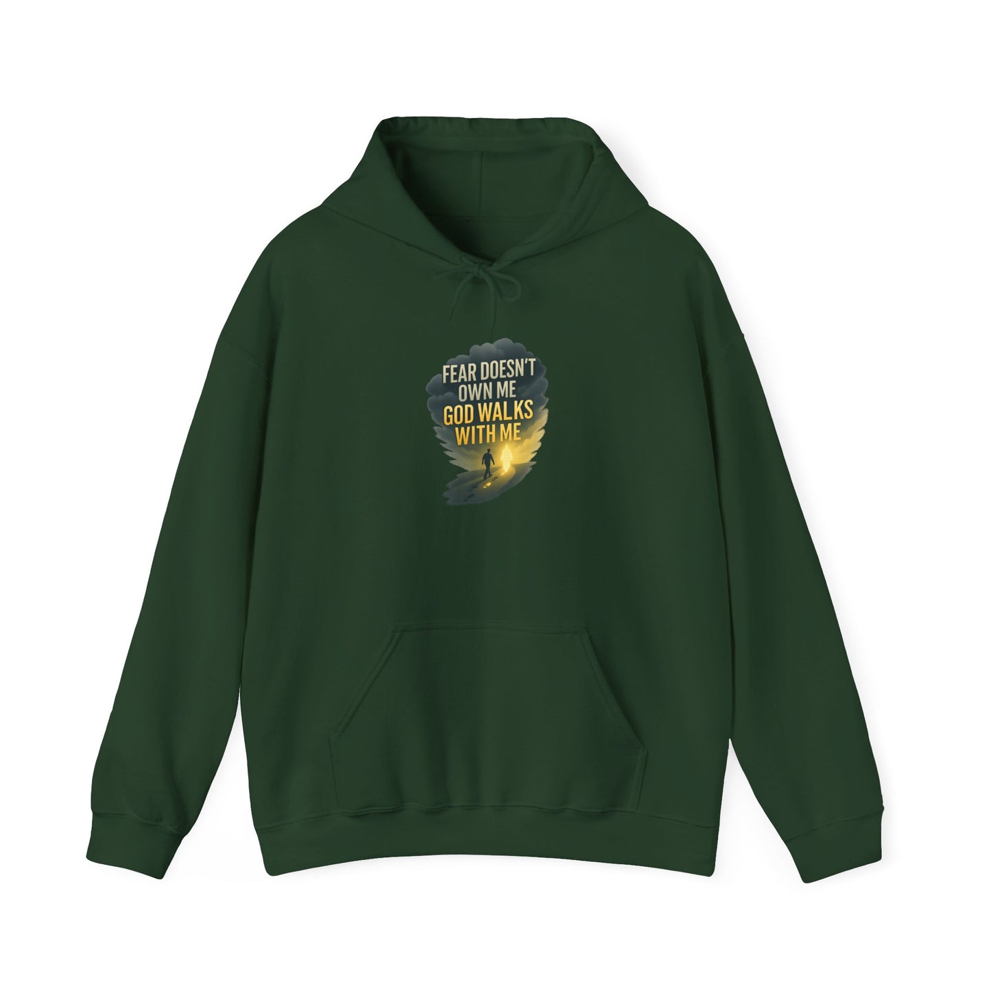 Fear Doesn’t Own Me God Walks With Me  Hoodie