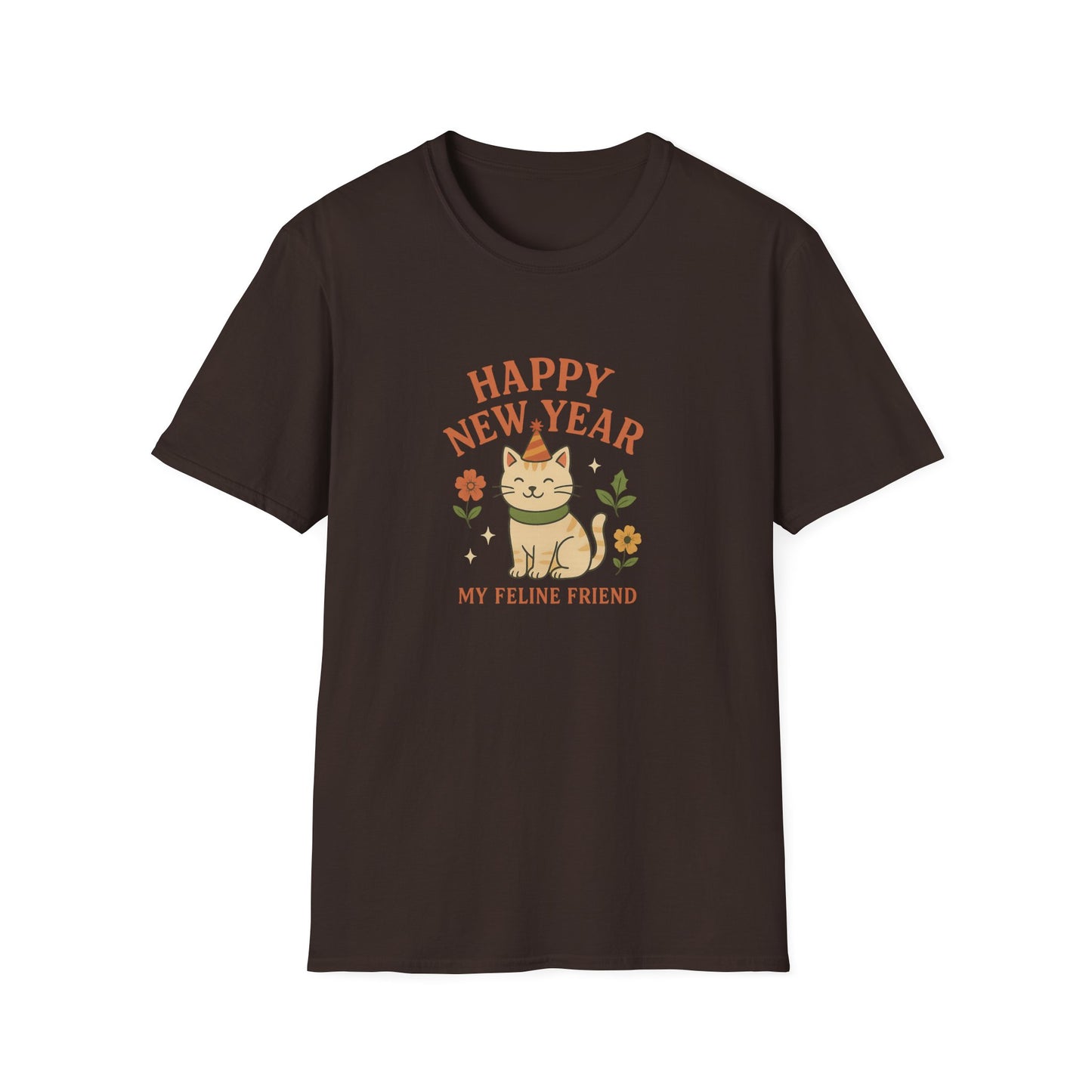 Happy New Year My Feline Friend T-Shirt
