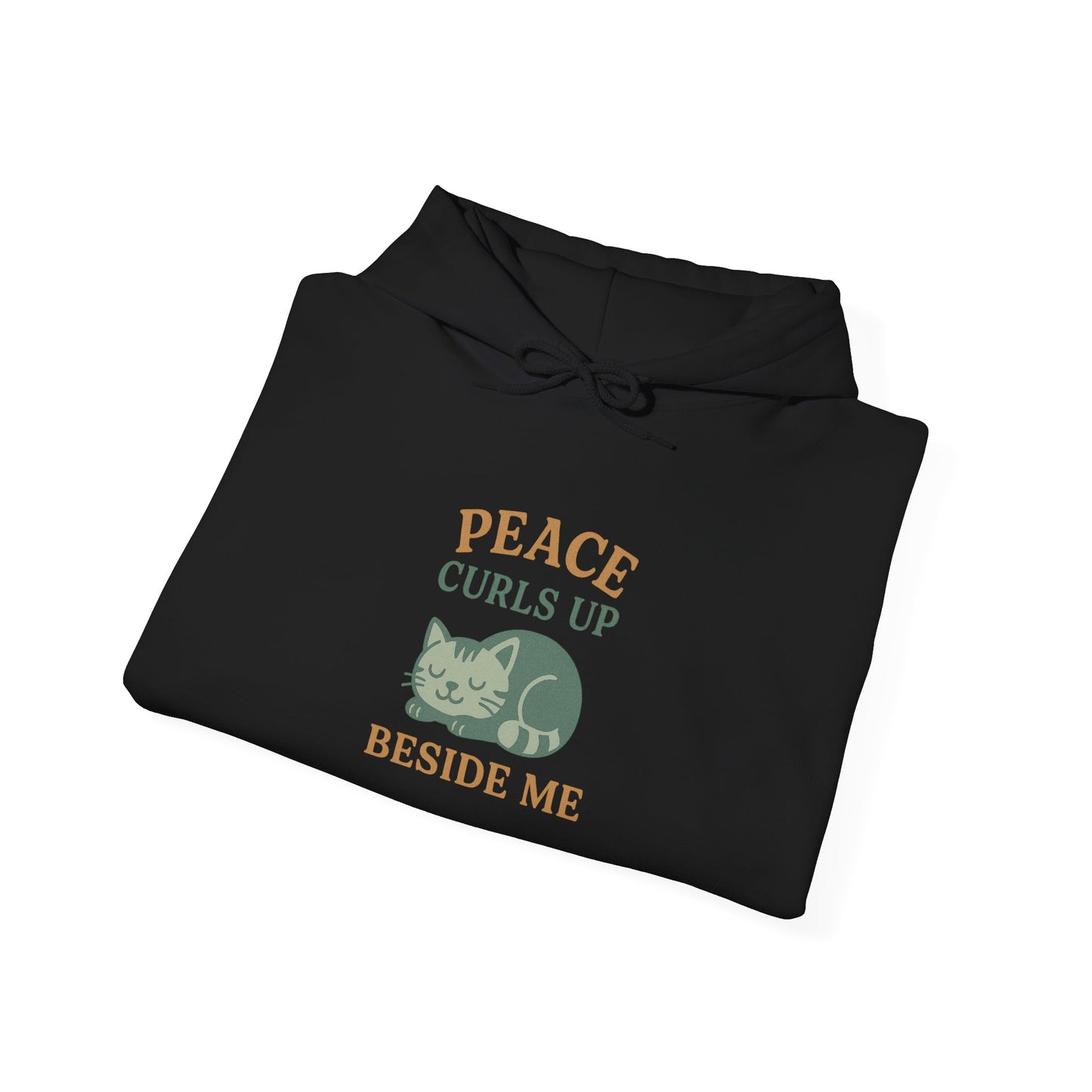 Peace Curls up Beside Me Hoodie