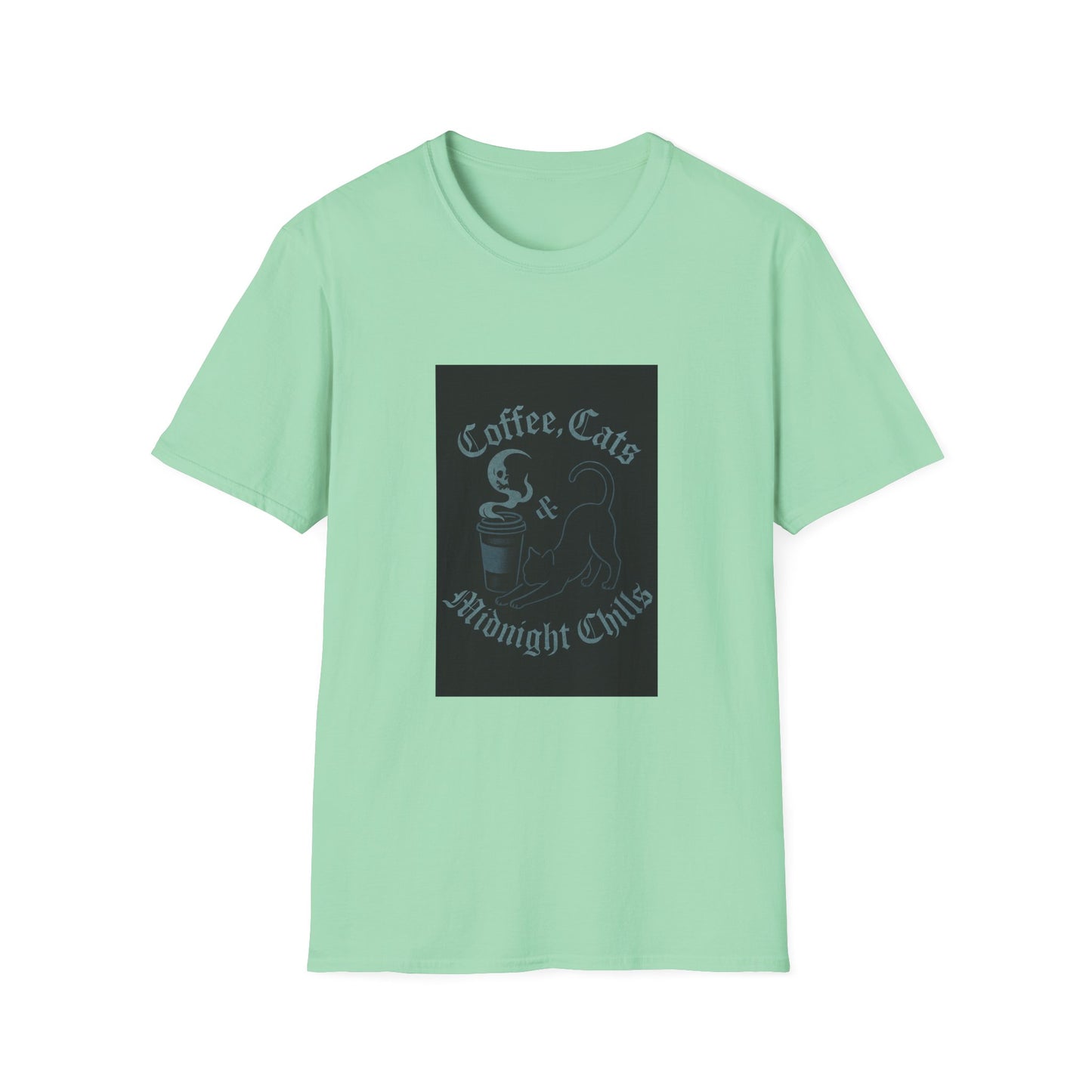 Coffee Cats & Midnight Chills T-Shirt
