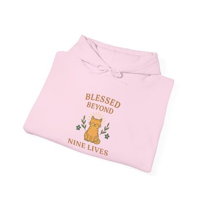 Blessed Beyond Nine Lives  Hoodie
