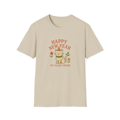 Happy New Year My Feline Friend T-Shirt