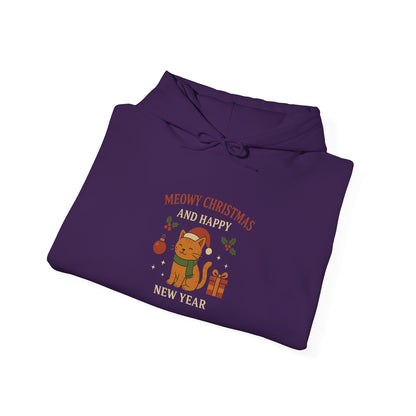 Meowy Christmas and Happy New Year Hoodie