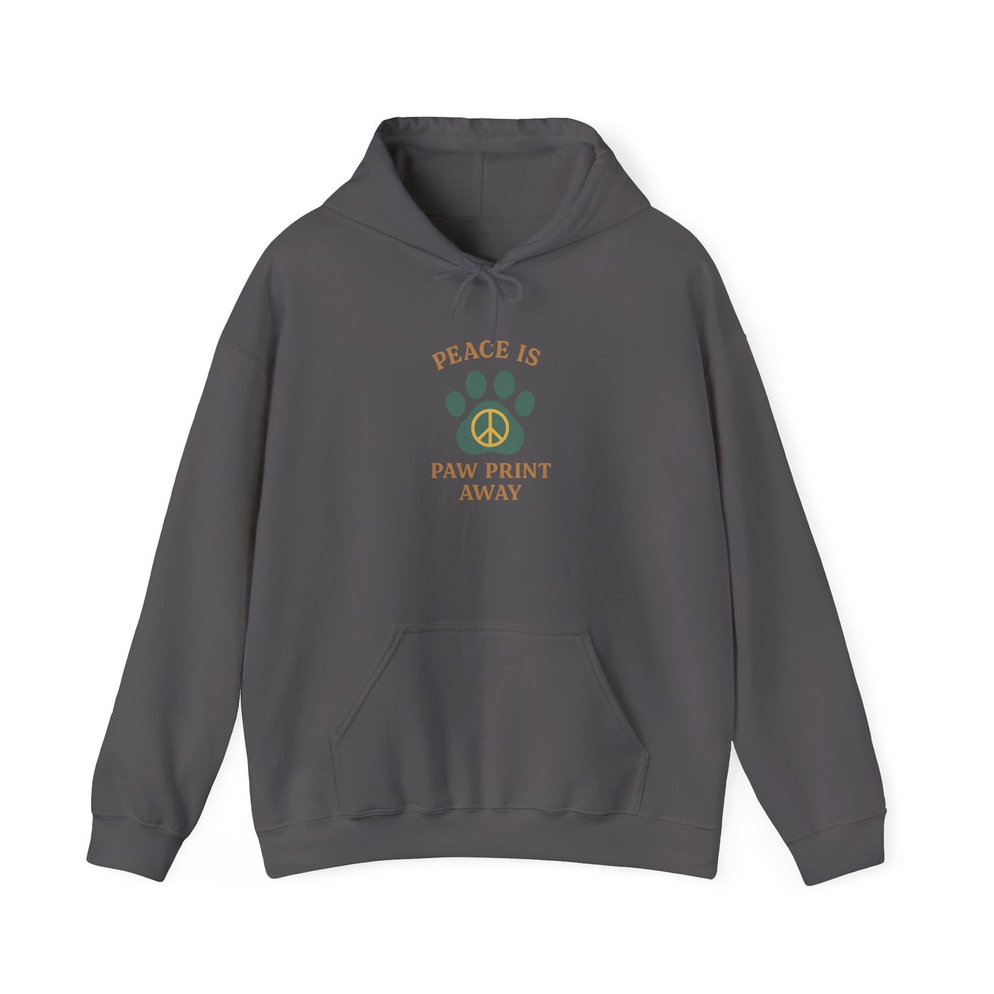 Peace Is Paw Print Away Hoodie