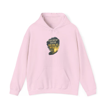 Fear Doesn’t Own Me God Walks With Me  Hoodie