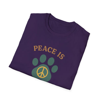 Peace Is Paw Print Away T-Shirt