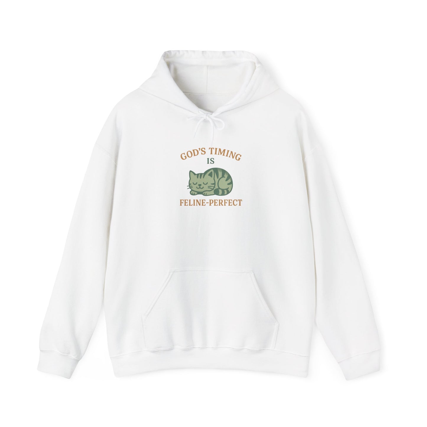 God’s Timing Is Feline-Perfect Hoodie