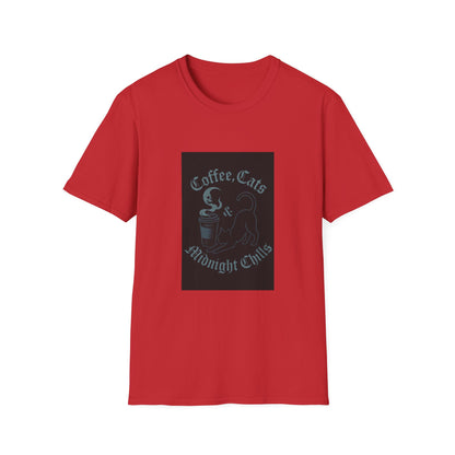 Coffee Cats & Midnight Chills T-Shirt