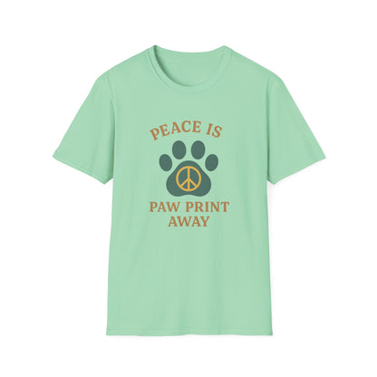 Peace Is Paw Print Away T-Shirt