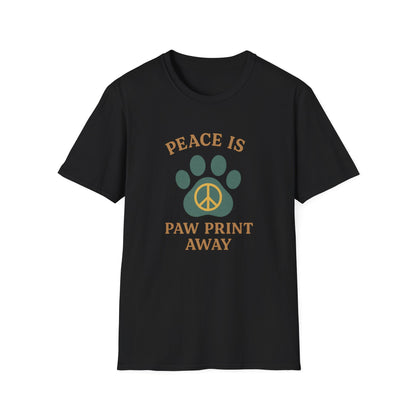 Peace Is Paw Print Away T-Shirt