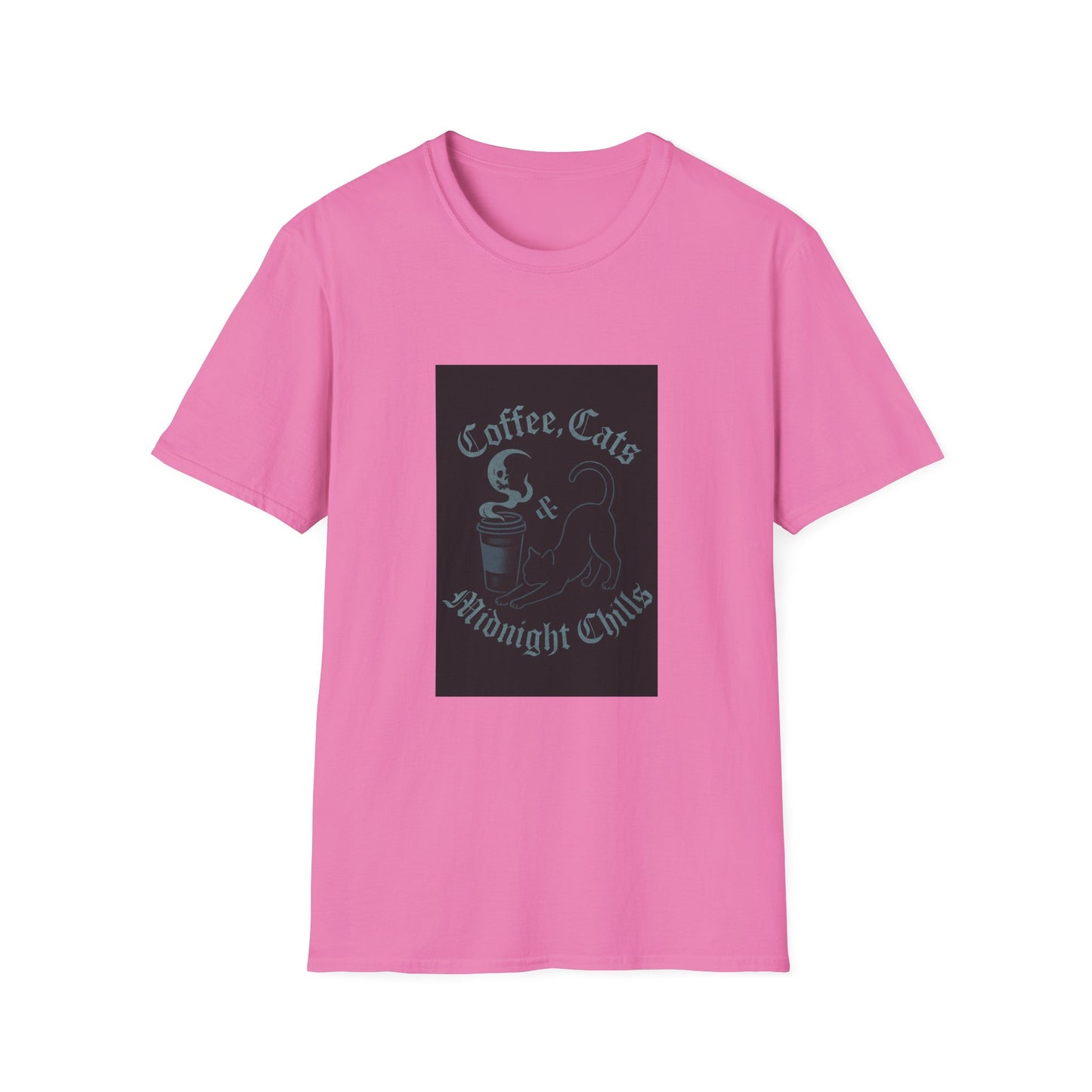 Coffee Cats & Midnight Chills T-Shirt