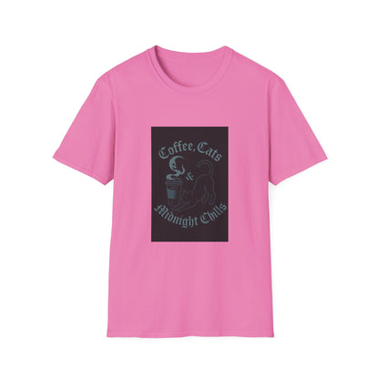 Coffee Cats & Midnight Chills T-Shirt