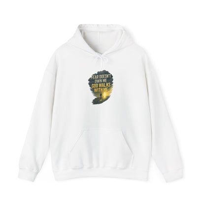 Fear Doesn’t Own Me God Walks With Me  Hoodie