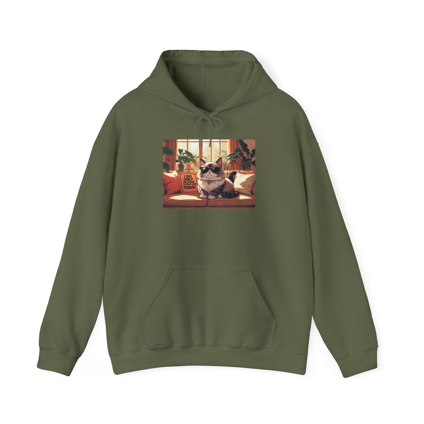 I Do Only Talking to My Cat Today Hoodie
