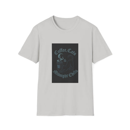 Coffee Cats & Midnight Chills T-Shirt