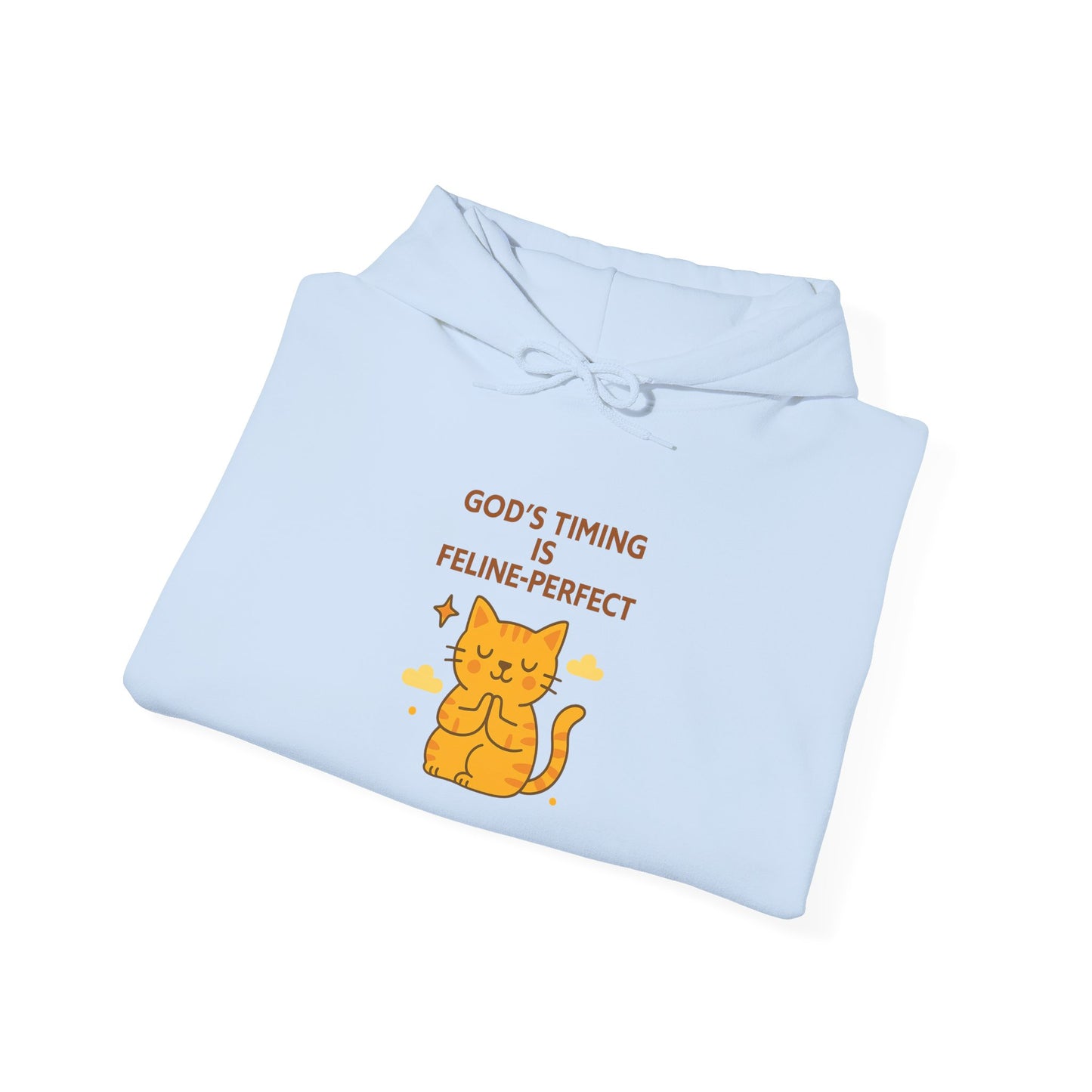 God’s Timing Is Feline-Perfect Hoodie