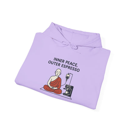 Inner Peace, Outer Espresso Hoodie