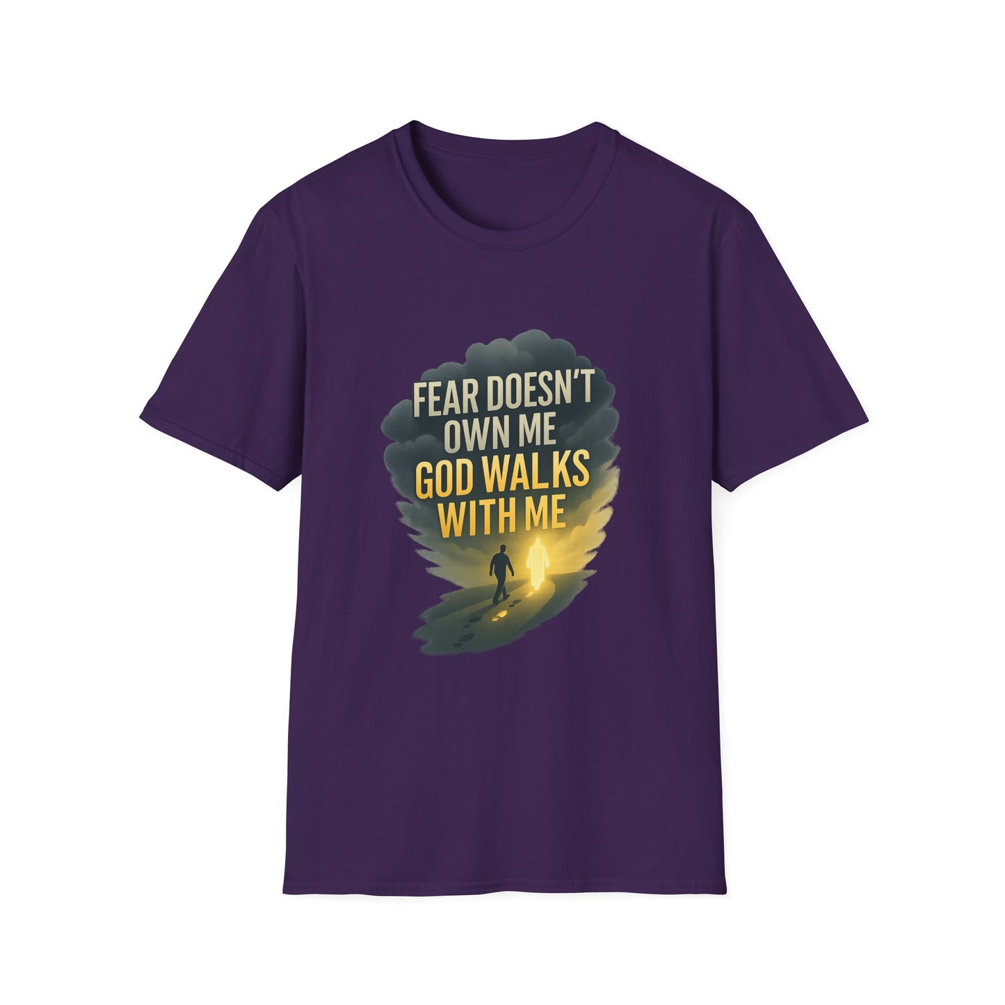 Fear Doesn’t Own Me God Walks With Me T-Shirt