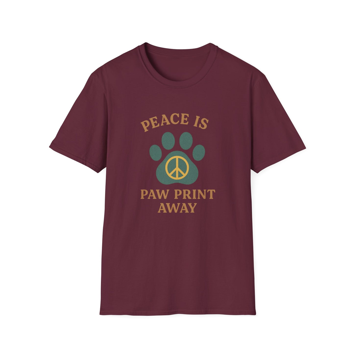 Peace Is Paw Print Away T-Shirt
