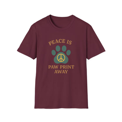 Peace Is Paw Print Away T-Shirt