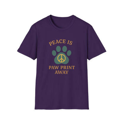 Peace Is Paw Print Away T-Shirt