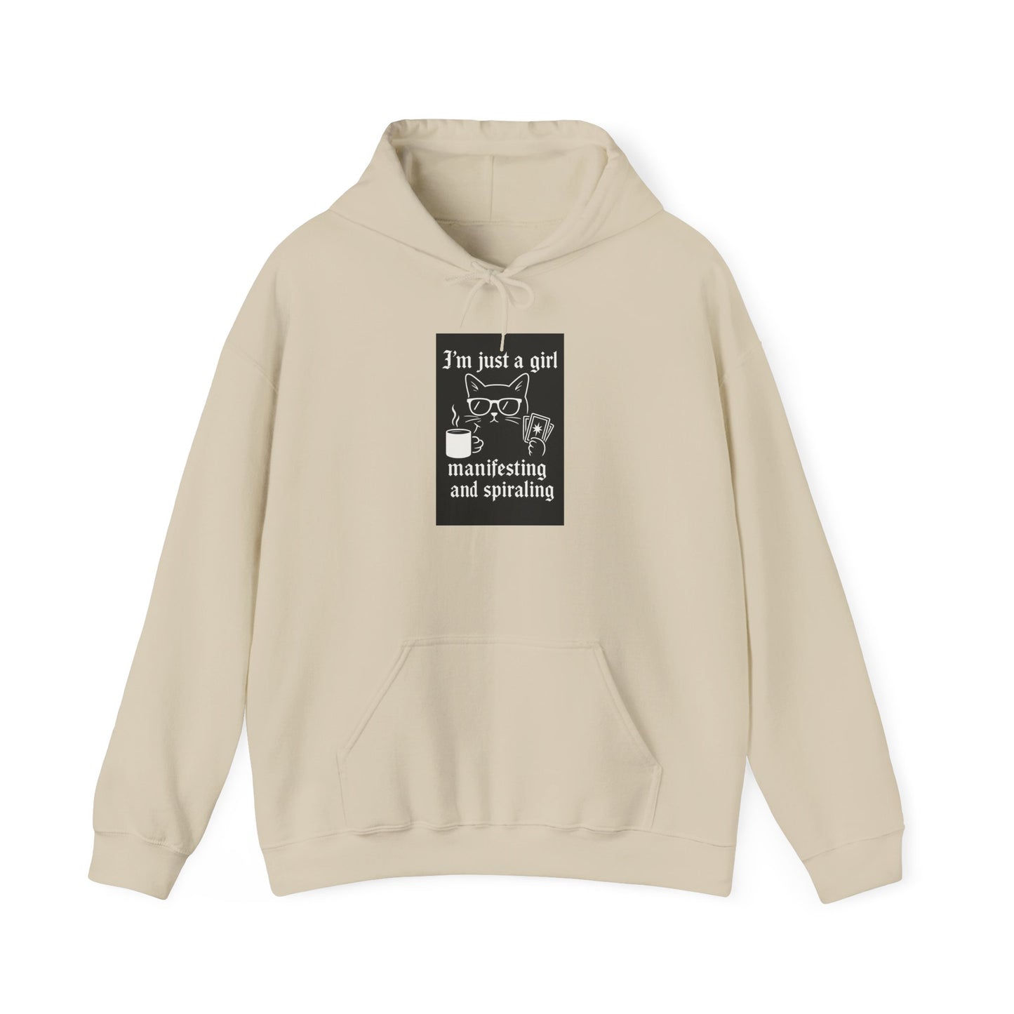 3’m Just a Girl Manifesting and Spiraling Hoodie