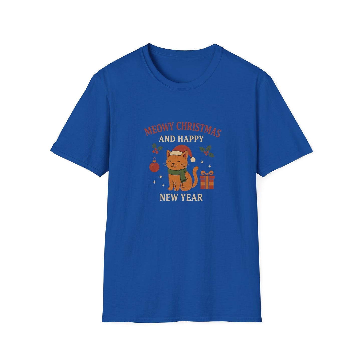 Meowy Christmas and Happy New Year T-Shirt