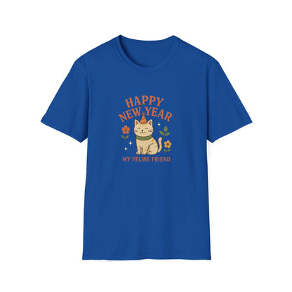 Happy New Year My Feline Friend T-Shirt