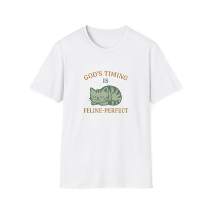 God’s Timing Is Feline-Perfect T-Shirt