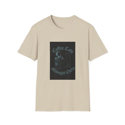 Coffee Cats & Midnight Chills T-Shirt