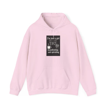 3’m Just a Girl Manifesting and Spiraling Hoodie