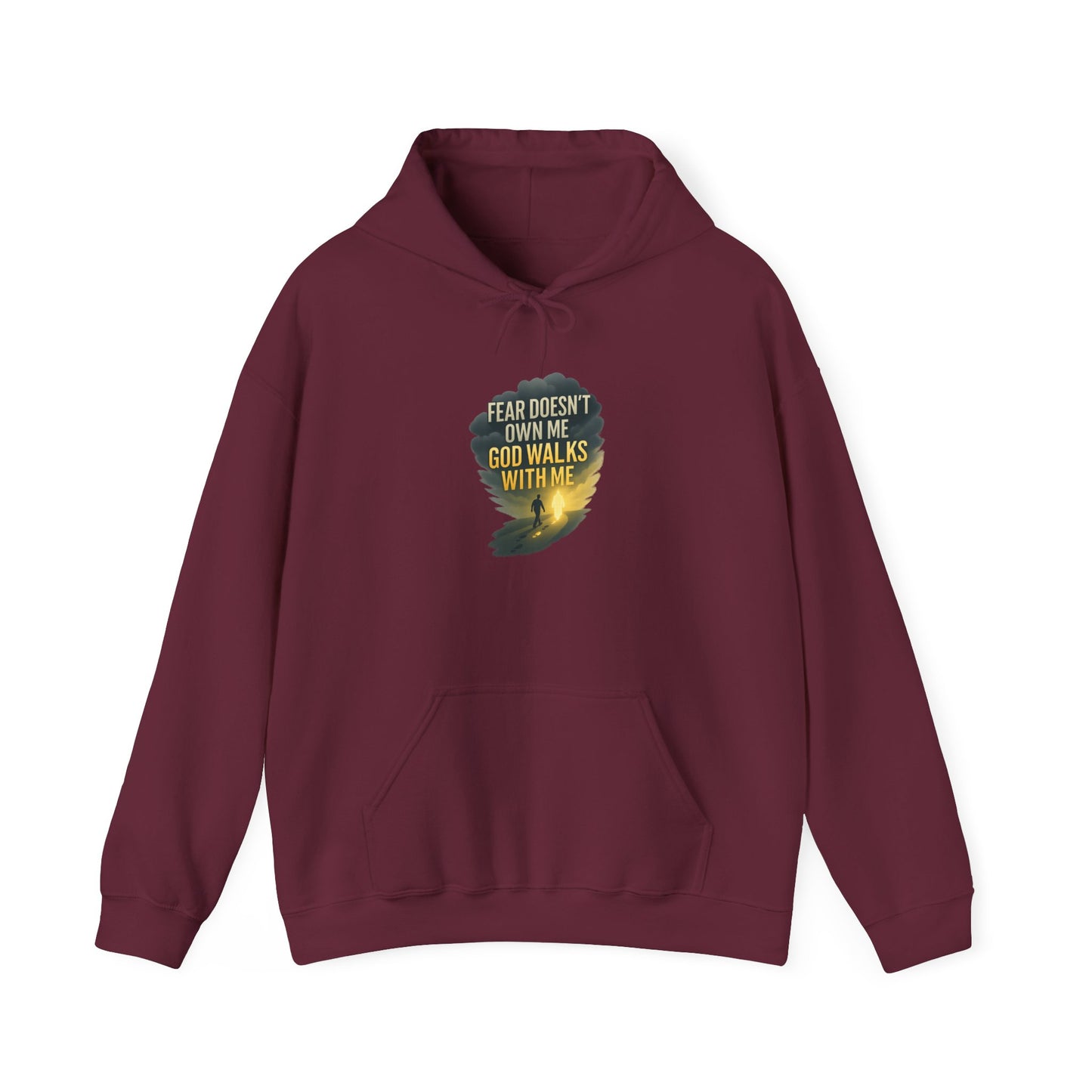 Fear Doesn’t Own Me God Walks With Me  Hoodie