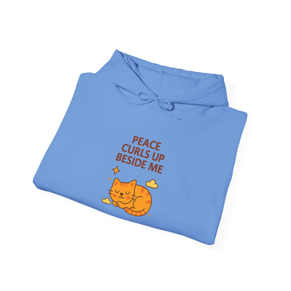 Peace Curls up Beside Me Hoodie