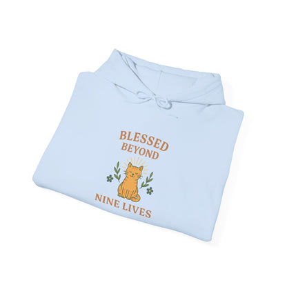 Blessed Beyond Nine Lives  Hoodie