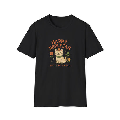 Happy New Year My Feline Friend T-Shirt